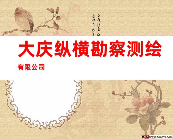 大庆纵横勘察测绘有限公司